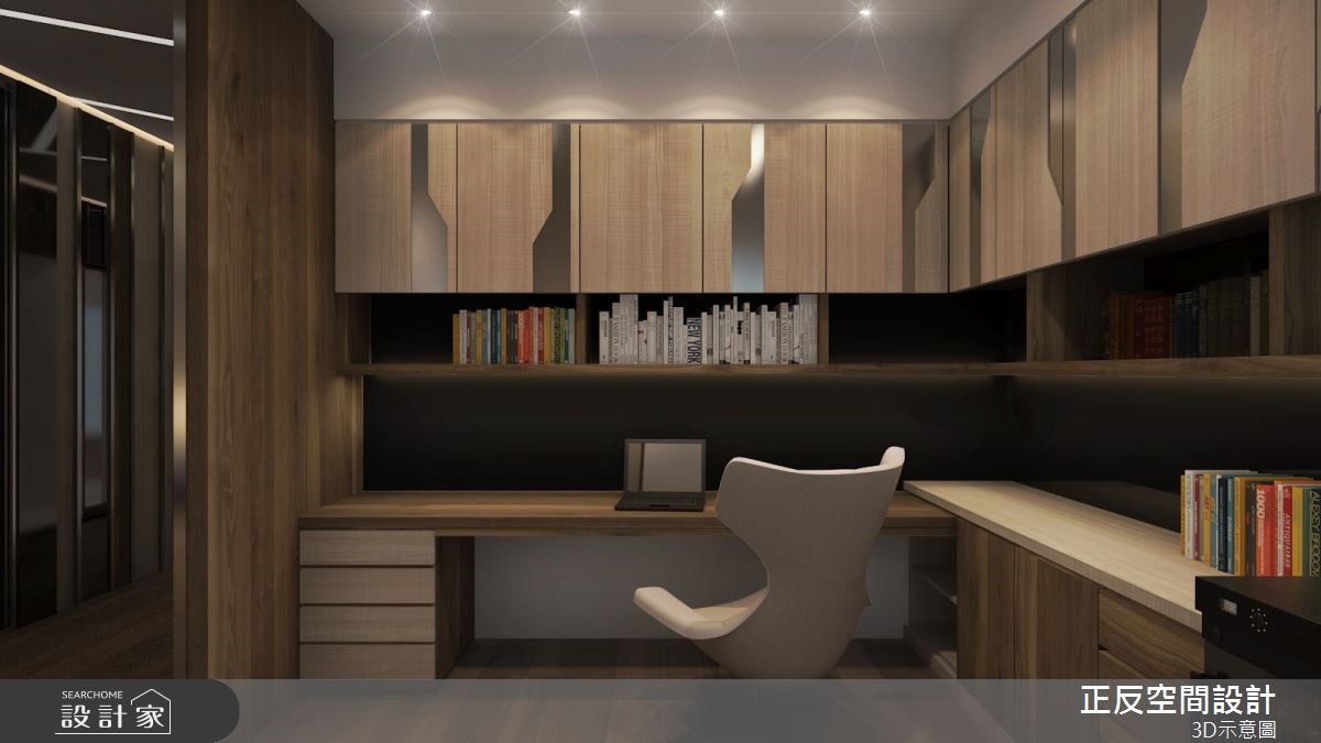 166坪新成屋(5年以下)＿現代風書房案例圖片＿正反空間設計有限公司＿正反_01之17