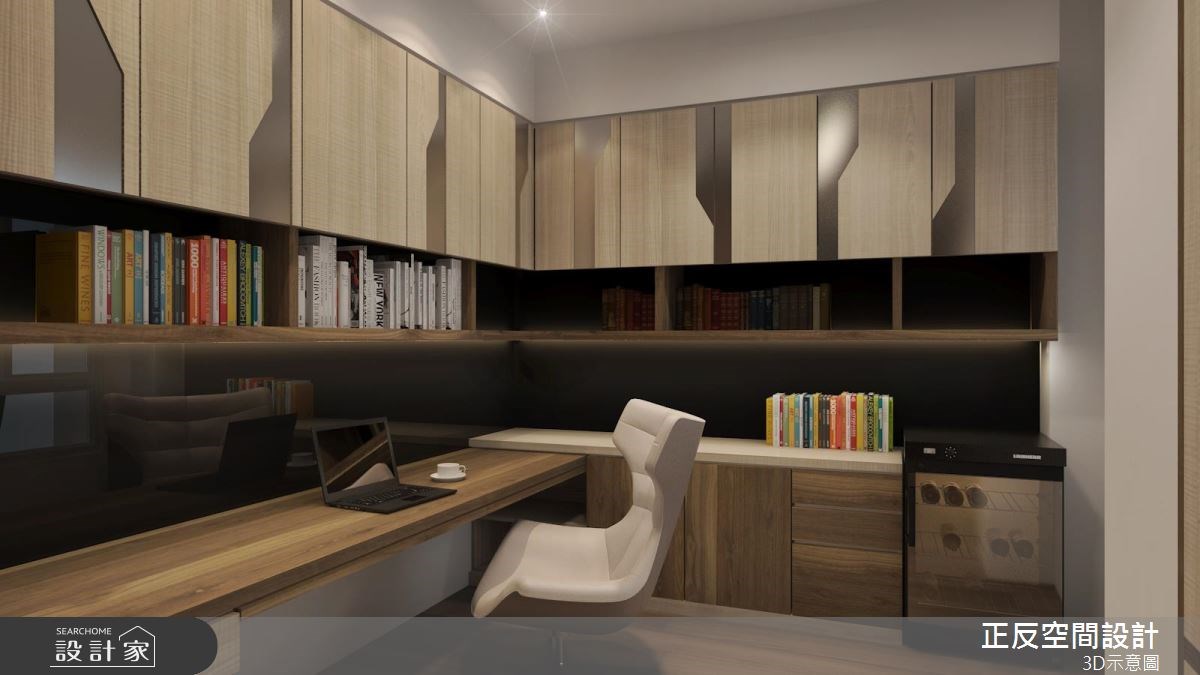 166坪新成屋(5年以下)＿現代風書房案例圖片＿正反空間設計有限公司＿正反_01之18