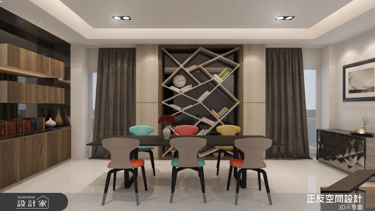 166坪新成屋(5年以下)＿現代風餐廳案例圖片＿正反空間設計有限公司＿正反_01之25