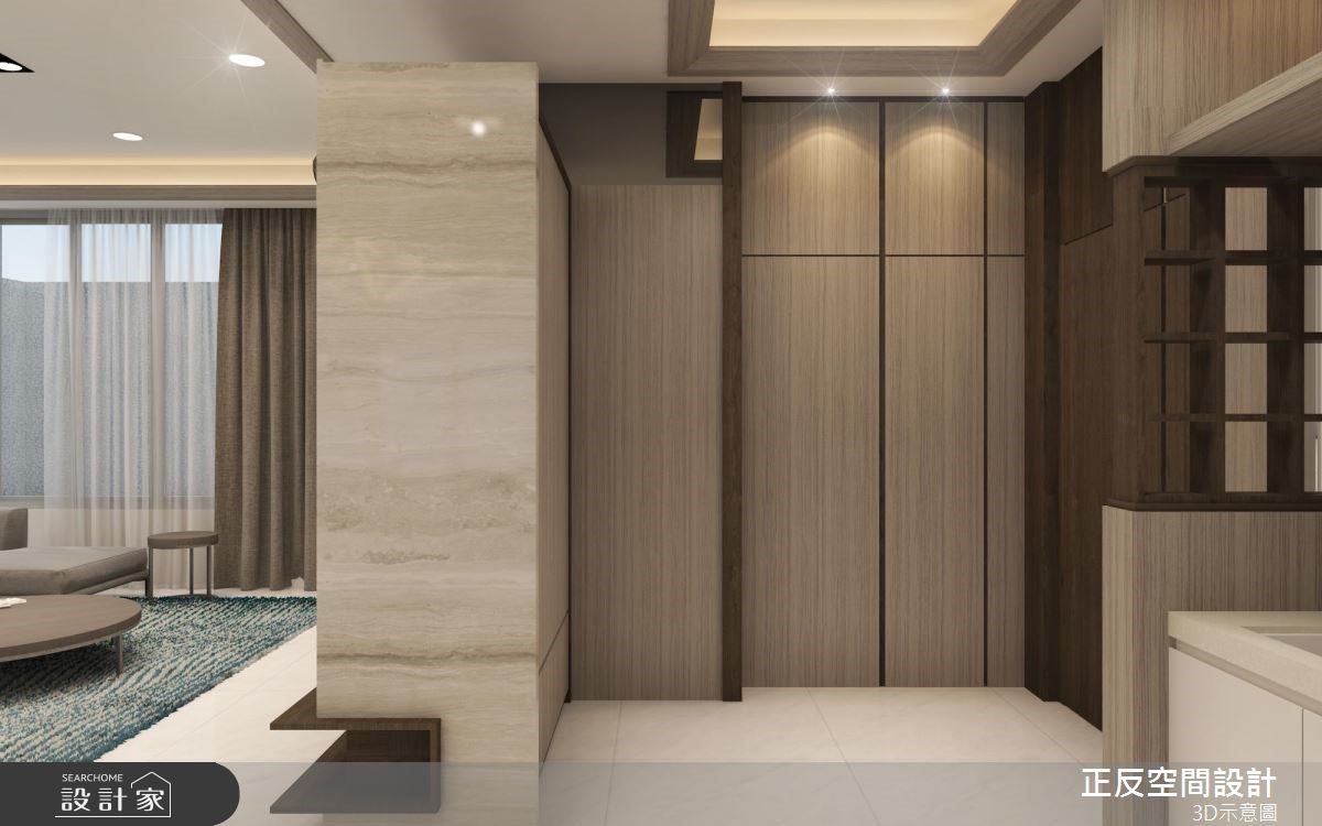 40坪新成屋(5年以下)＿現代風玄關案例圖片＿正反空間設計有限公司＿正反_02之1