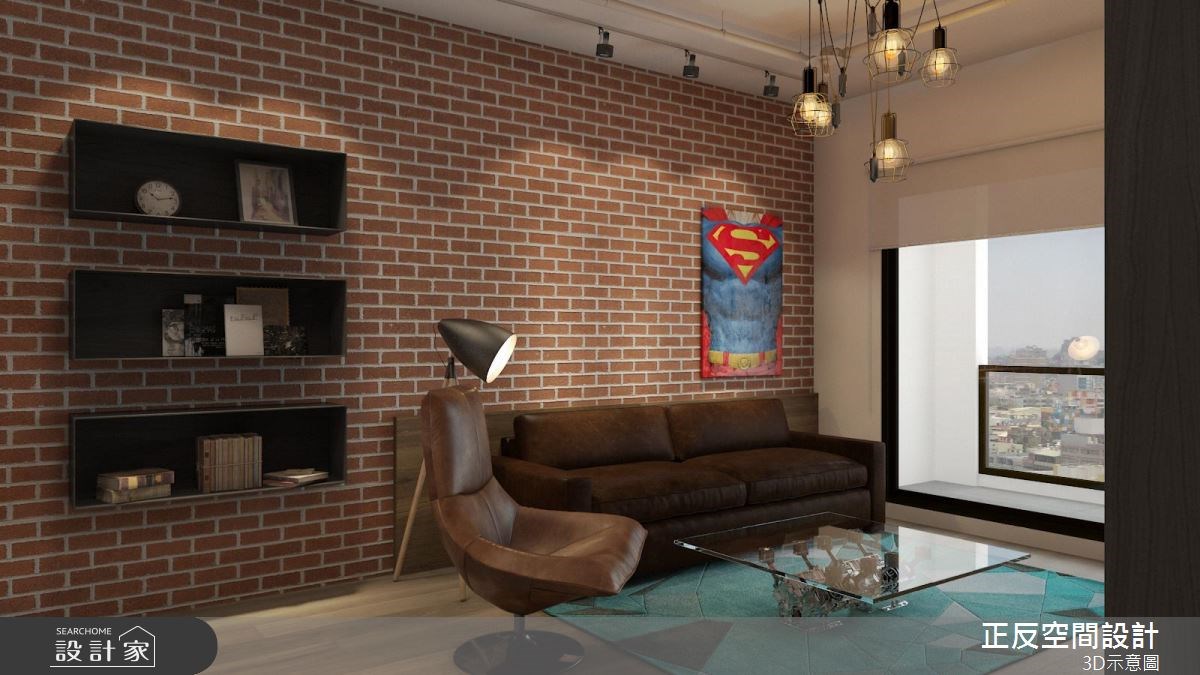 40坪新成屋(5年以下)＿工業風客廳案例圖片＿正反空間設計有限公司＿正反_03之3