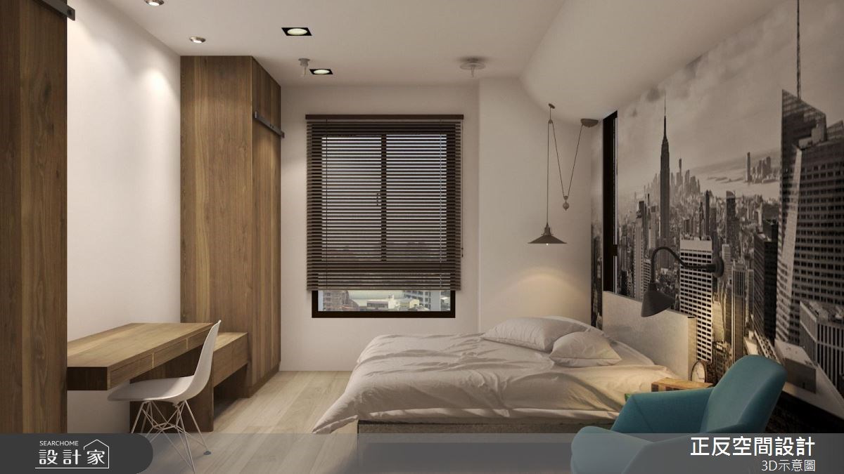 40坪新成屋(5年以下)＿工業風臥室案例圖片＿正反空間設計有限公司＿正反_03之8