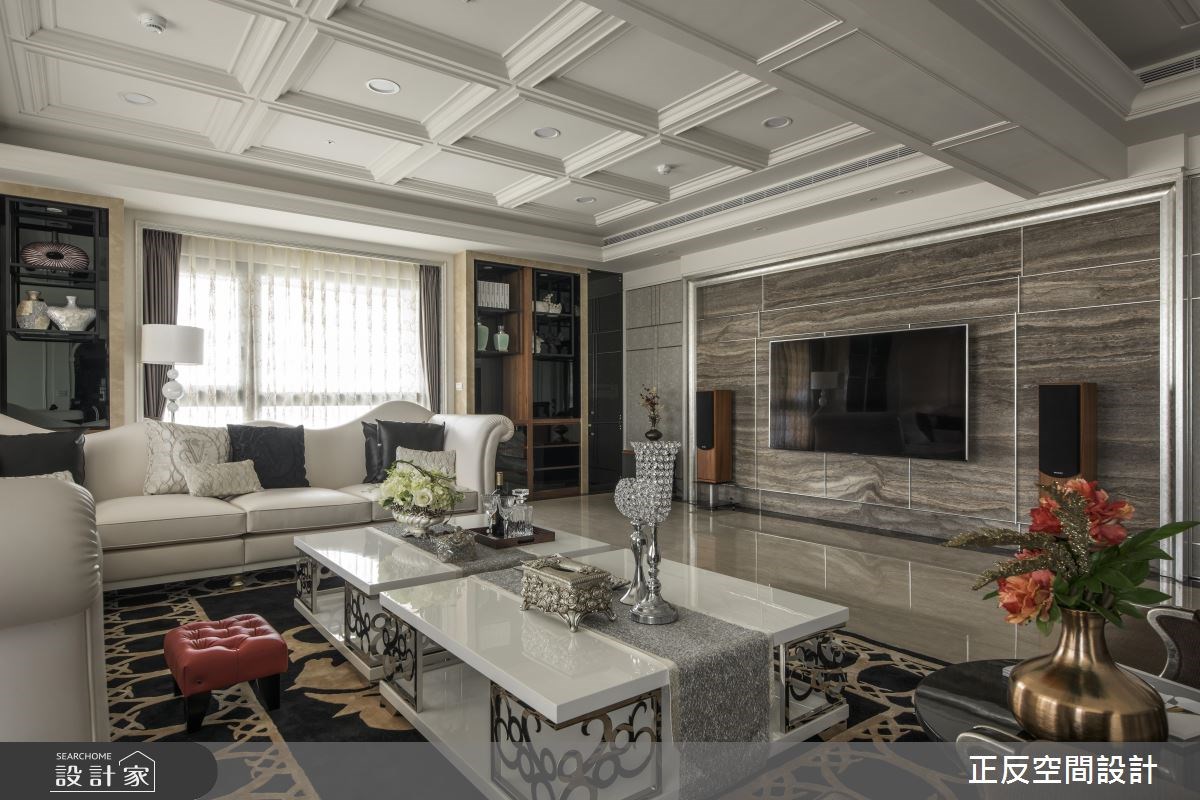 86坪新成屋(5年以下)＿新古典客廳案例圖片＿正反空間設計有限公司＿正反_04之7