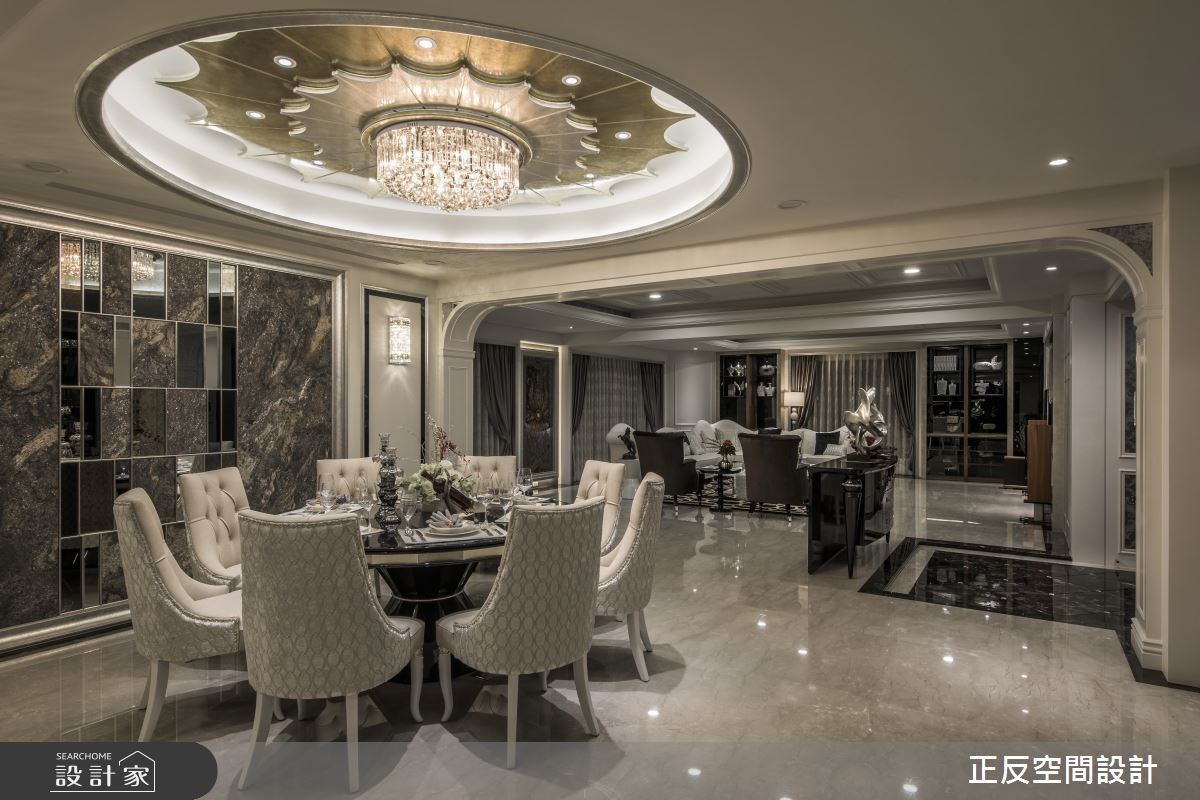 86坪新成屋(5年以下)＿新古典餐廳案例圖片＿正反空間設計有限公司＿正反_04之10