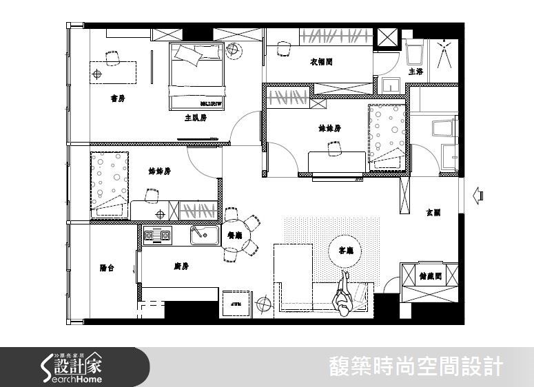 25坪老屋(16~30年)＿奢華風案例圖片＿馥築時尚設計＿馥築_14之25