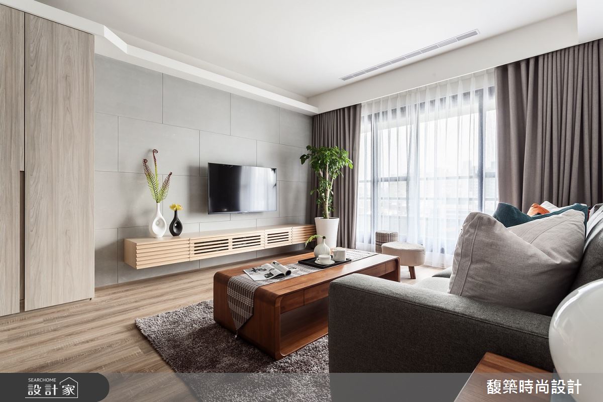 40坪老屋(31~40年)＿北歐風客廳案例圖片＿馥築時尚設計＿馥築_03之1