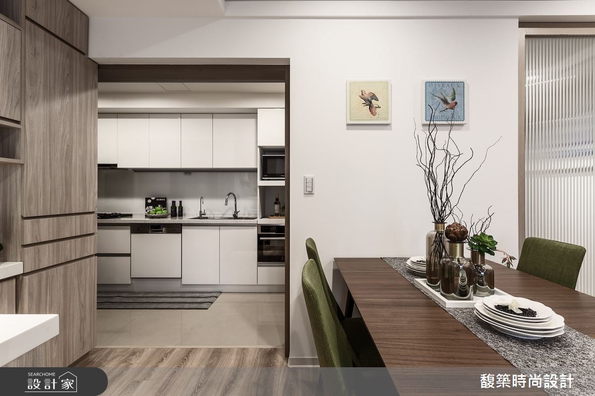 40坪老屋(31~40年)＿北歐風餐廳臥室案例圖片＿馥築時尚設計＿馥築_03之5