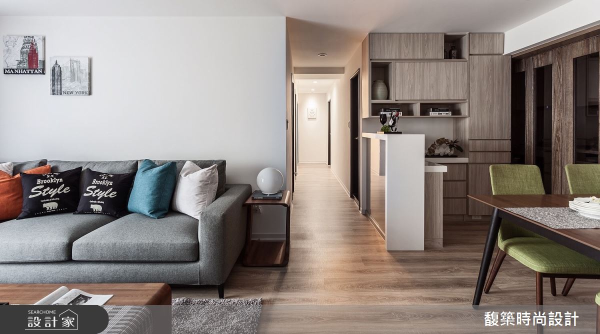 40坪老屋(31~40年)＿北歐風客廳餐廳案例圖片＿馥築時尚設計＿馥築_03之4