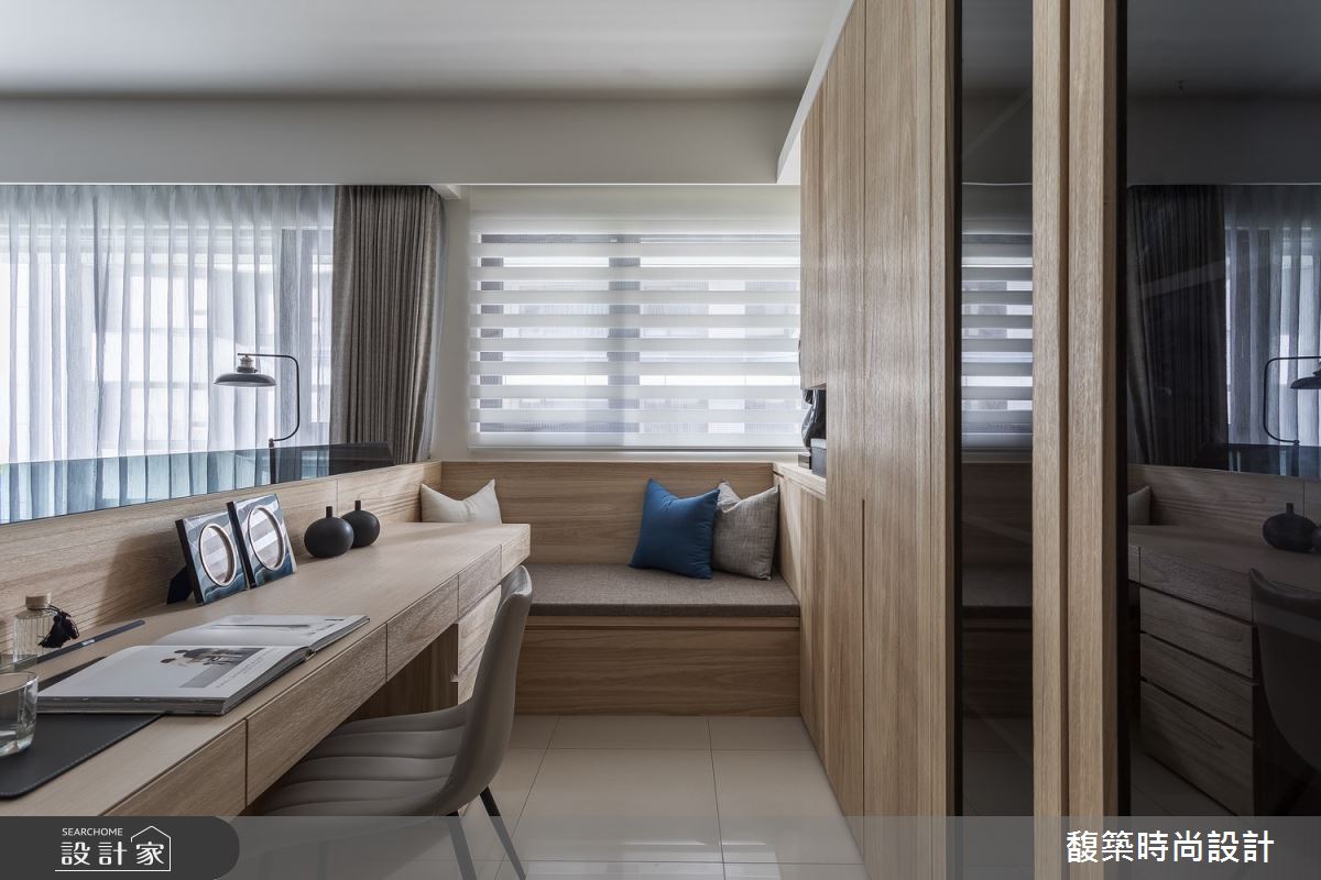 30坪新成屋(5年以下)＿現代風書房臥榻案例圖片＿馥築時尚設計＿馥築_09之6
