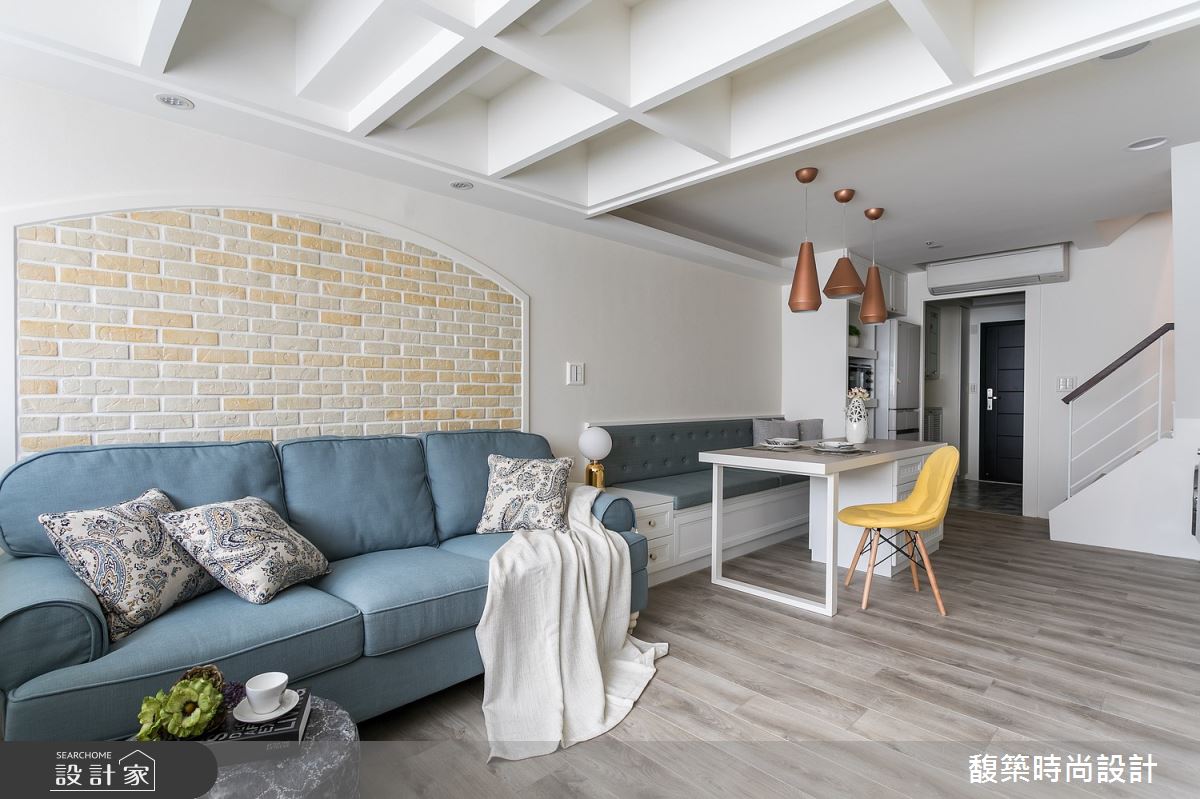 28坪老屋(31~40年)＿美式風客廳案例圖片＿馥築時尚設計＿馥築_12之7