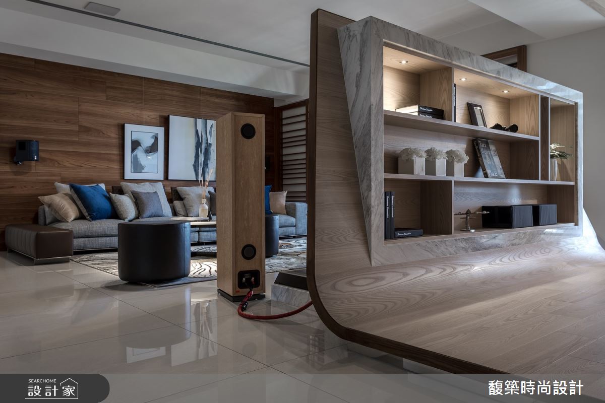 80坪預售屋＿現代風客廳書房案例圖片＿馥築時尚設計＿馥築_19之3