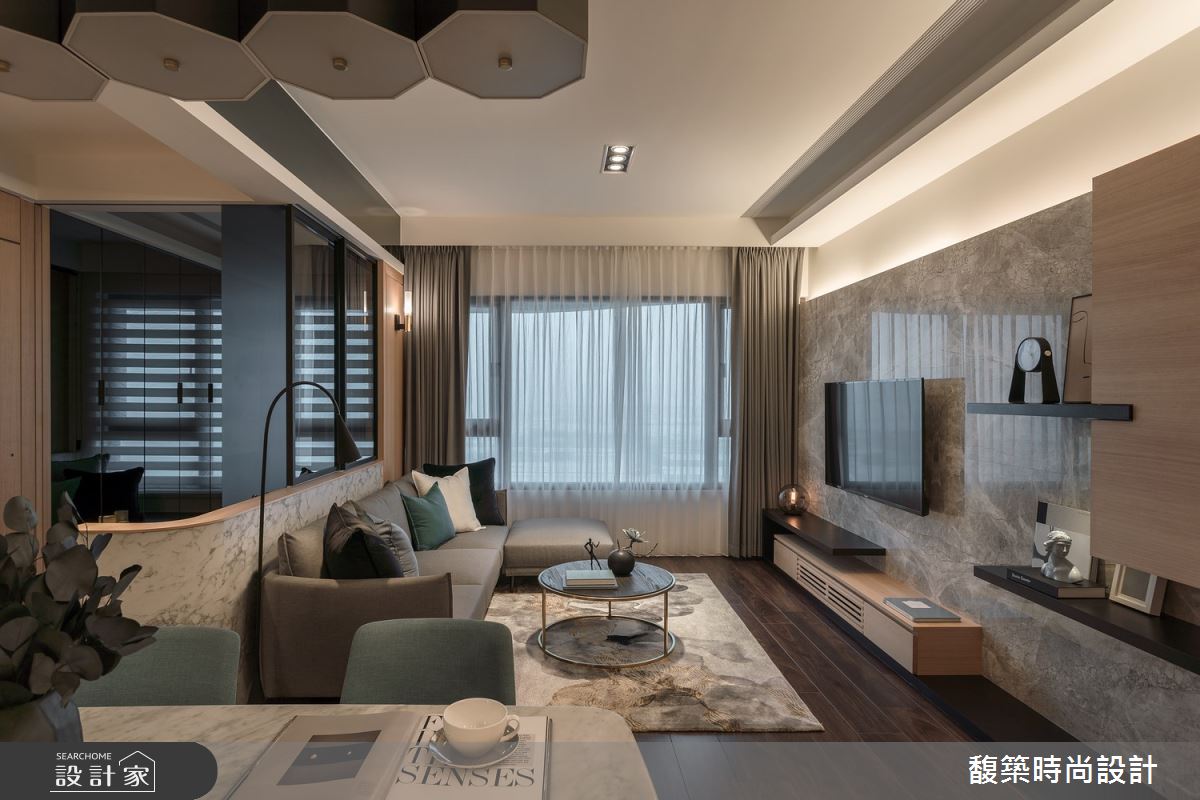 22坪新成屋(5年以下)＿現代風客廳案例圖片＿馥築時尚設計＿馥築_22之3