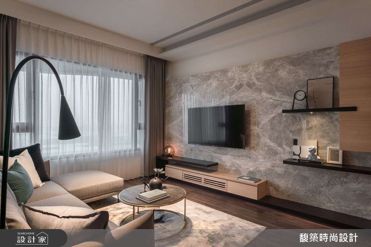 22坪新成屋(5年以下)＿現代風客廳案例圖片＿馥築時尚設計＿馥築_22之4