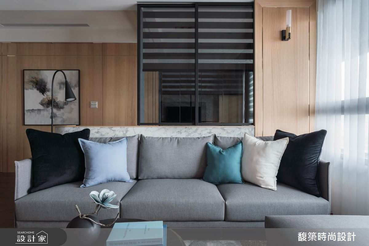 22坪新成屋(5年以下)＿現代風客廳案例圖片＿馥築時尚設計＿馥築_22之8