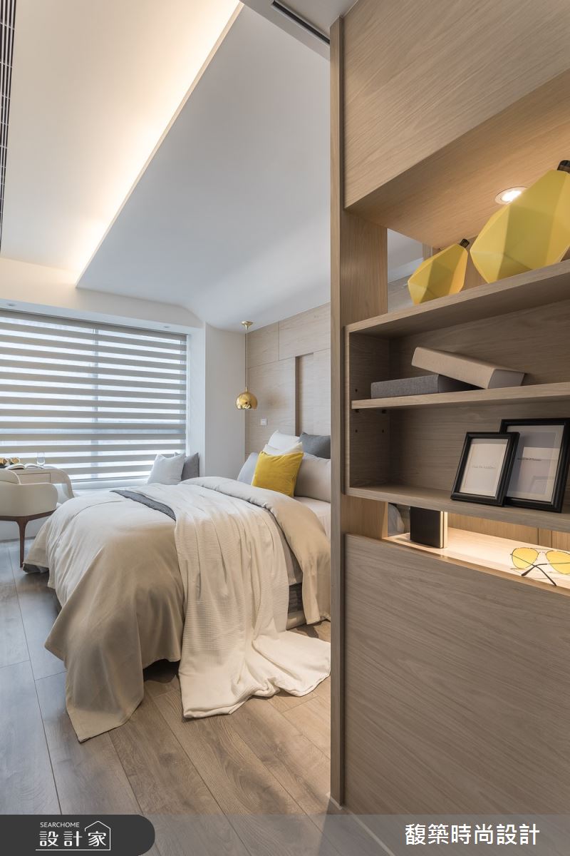 25坪新成屋(5年以下)＿現代風臥室臥榻案例圖片＿馥築時尚設計＿馥築_24之12