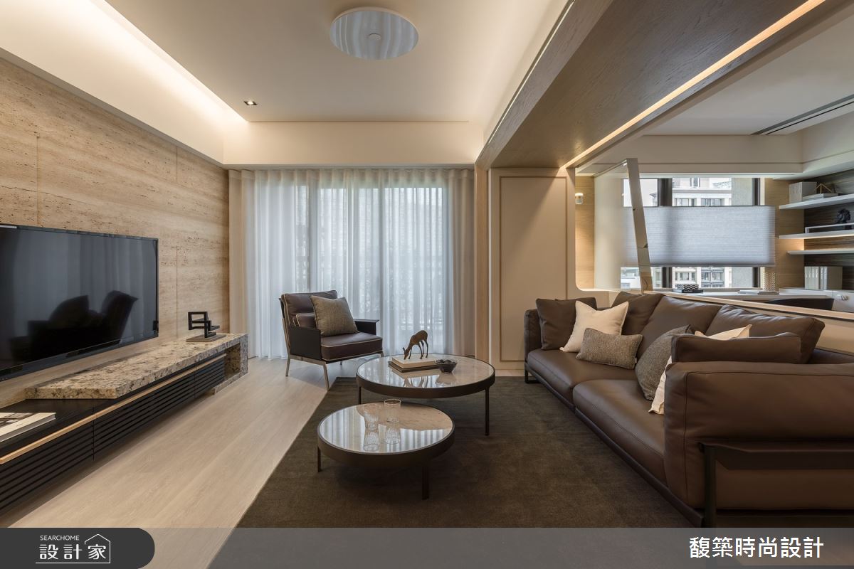 34坪新成屋(5年以下)＿現代風客廳案例圖片＿馥築時尚設計＿馥築_25之2