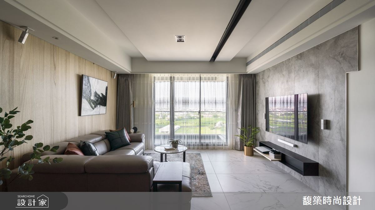 56坪預售屋＿簡約風客廳案例圖片＿馥築時尚設計＿馥築_30之1