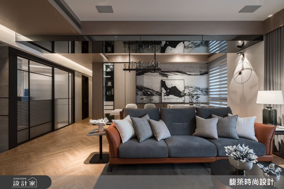 32坪新成屋(5年以下)＿混搭風客廳案例圖片＿馥築時尚設計＿馥築_34之5