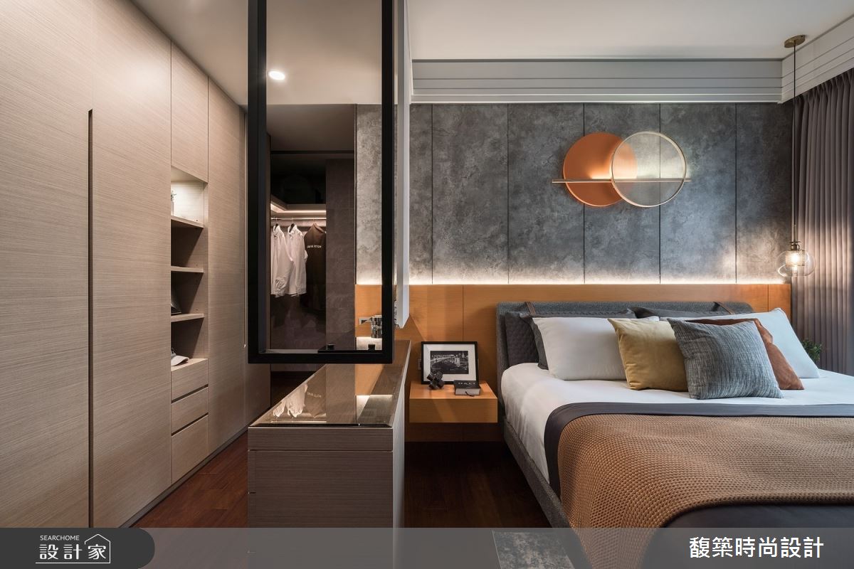 32坪新成屋(5年以下)＿混搭風臥室更衣間案例圖片＿馥築時尚設計＿馥築_34之16