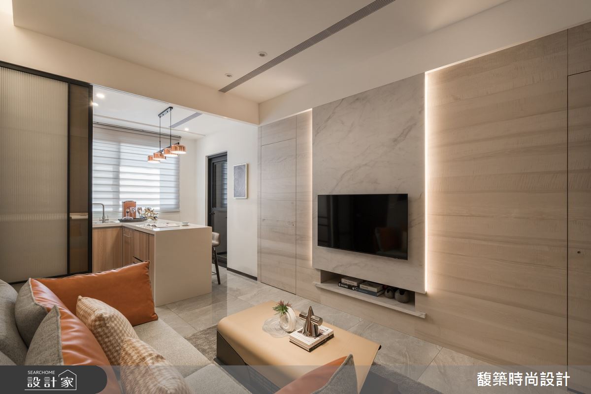 17坪新成屋(5年以下)＿現代風客廳案例圖片＿馥築時尚設計＿馥築_36之2