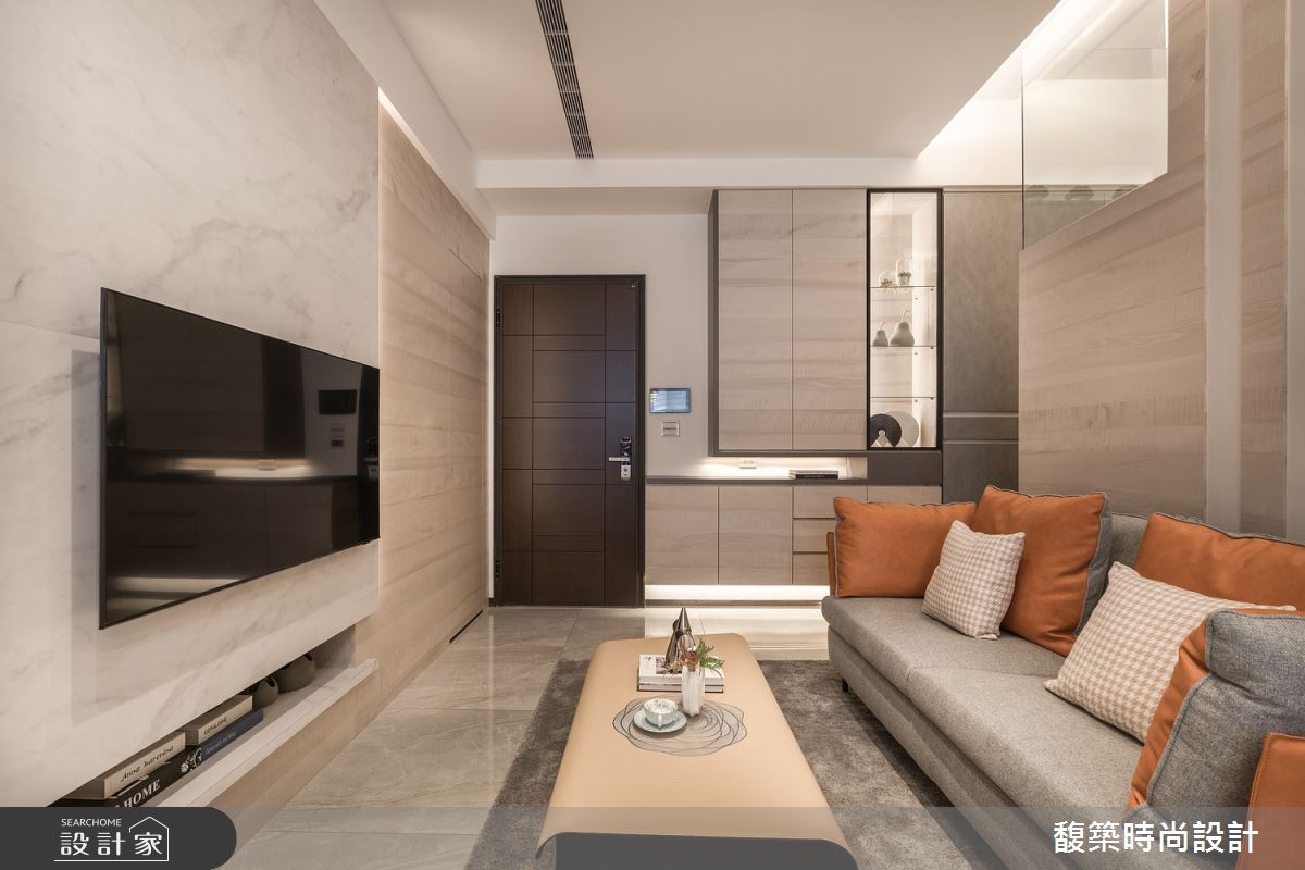 17坪新成屋(5年以下)＿現代風客廳案例圖片＿馥築時尚設計＿馥築_36之1