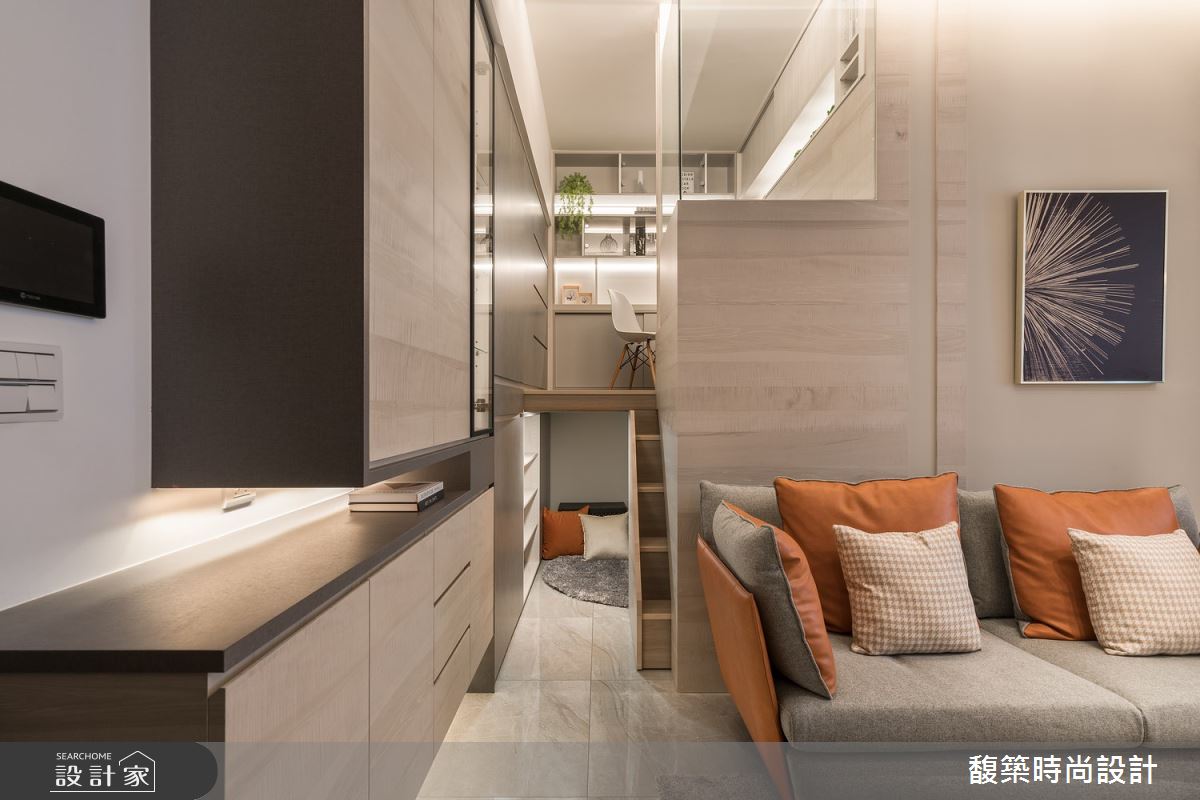 17坪新成屋(5年以下)＿現代風客廳案例圖片＿馥築時尚設計＿馥築_36之7