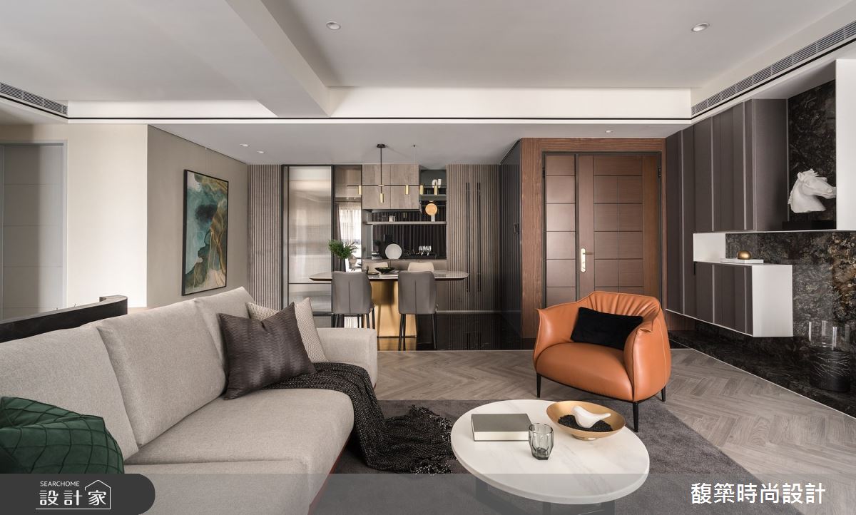 56坪新成屋(5年以下)＿現代風玄關客廳餐廳案例圖片＿馥築時尚設計＿馥築_40之1
