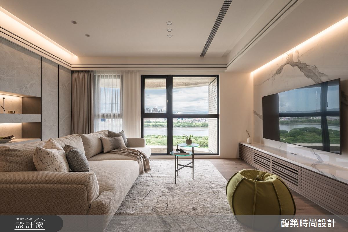 55坪新成屋(5年以下)＿現代風客廳案例圖片＿馥築時尚設計＿馥築_43之5