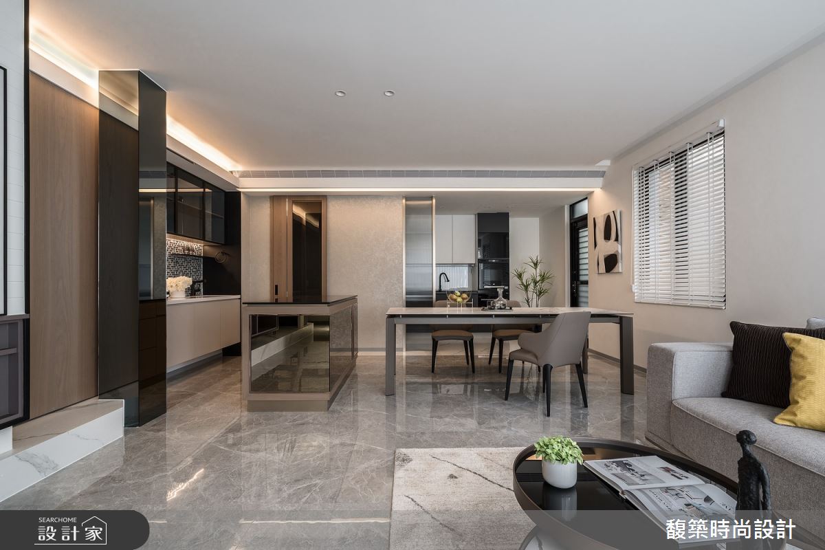 32坪老屋(50年以上)＿現代風客廳餐廳中島案例圖片＿馥築時尚設計＿馥築_45之2