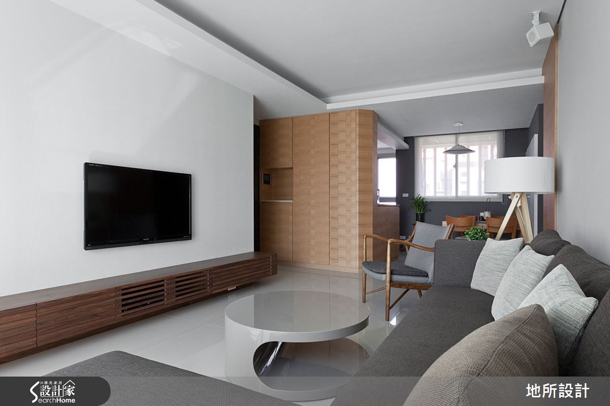 22坪＿現代風客廳案例圖片＿地所設計有限公司＿地所_02之1