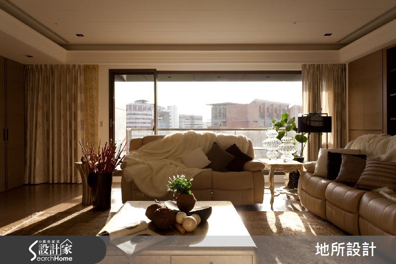 65坪＿奢華風客廳案例圖片＿地所設計有限公司＿地所_03之4