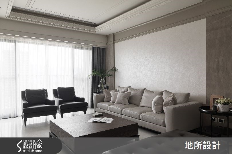 46坪＿現代風客廳案例圖片＿地所設計有限公司＿地所_06之1