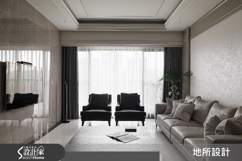 46坪＿現代風客廳案例圖片＿地所設計有限公司＿地所_06之2
