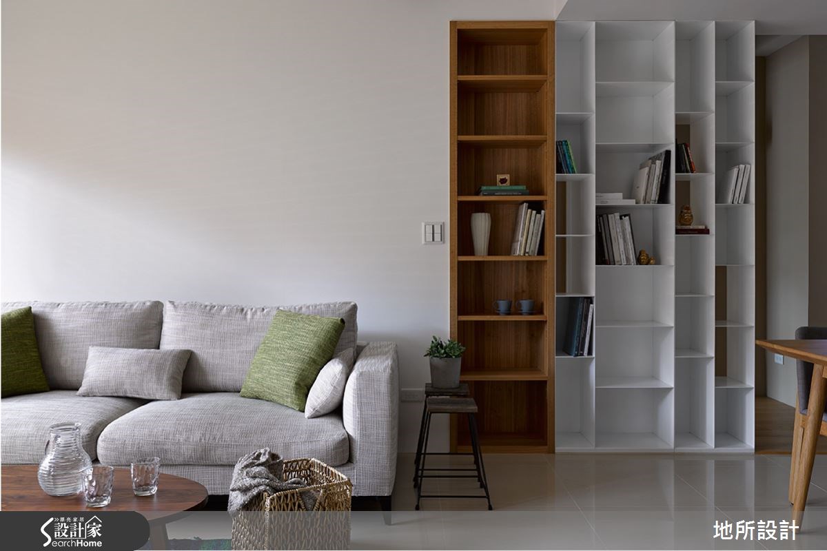 30坪新成屋(5年以下)＿休閒風客廳案例圖片＿地所設計有限公司＿地所_07之1