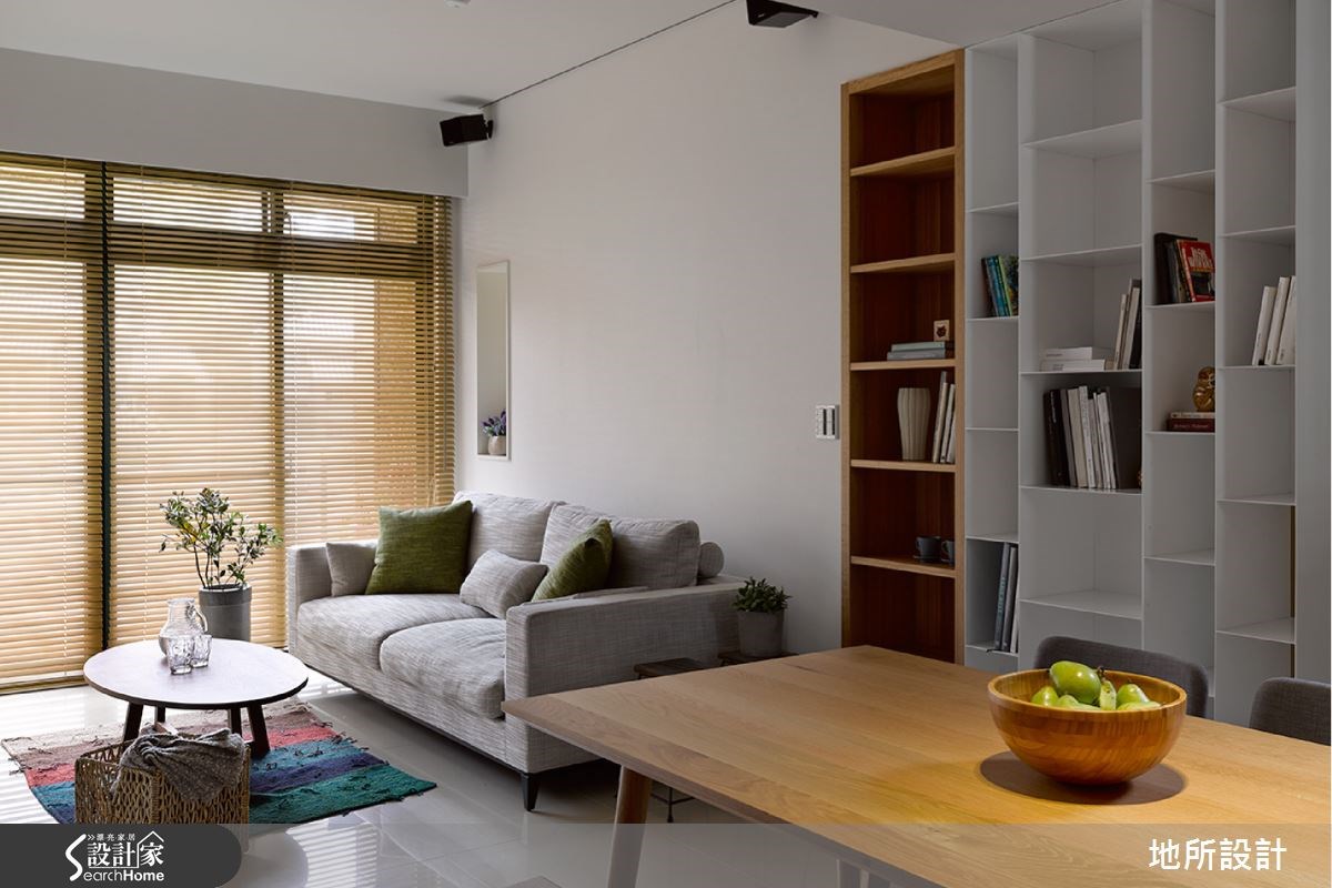 30坪新成屋(5年以下)＿休閒風客廳餐廳案例圖片＿地所設計有限公司＿地所_07之2