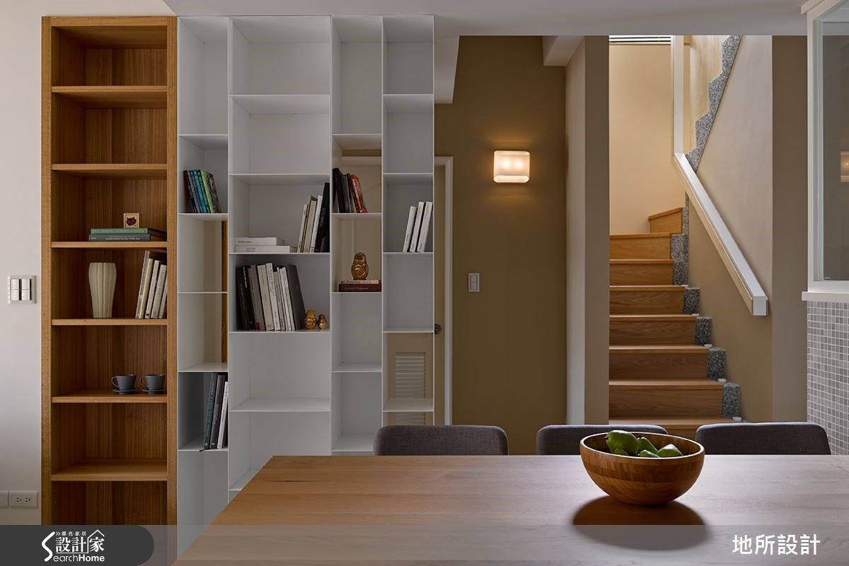 30坪新成屋(5年以下)＿休閒風餐廳樓梯案例圖片＿地所設計有限公司＿地所_07之5