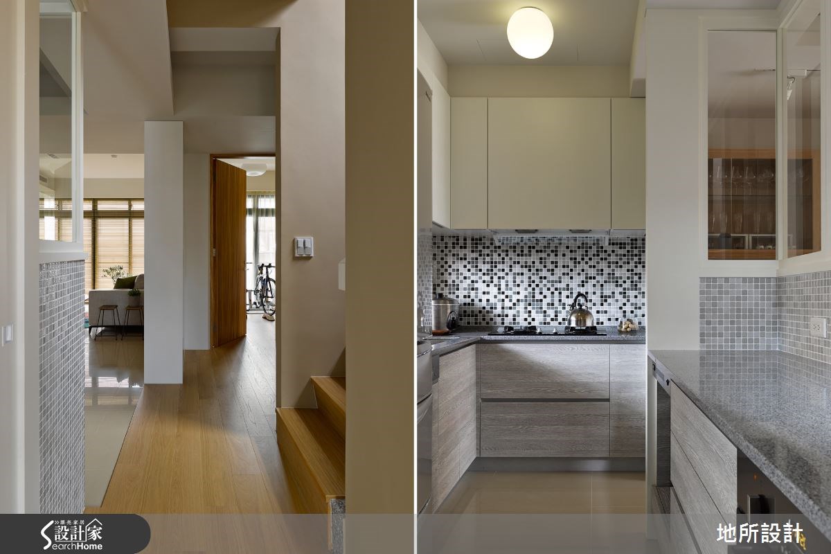 30坪新成屋(5年以下)＿休閒風廚房走廊案例圖片＿地所設計有限公司＿地所_07之8