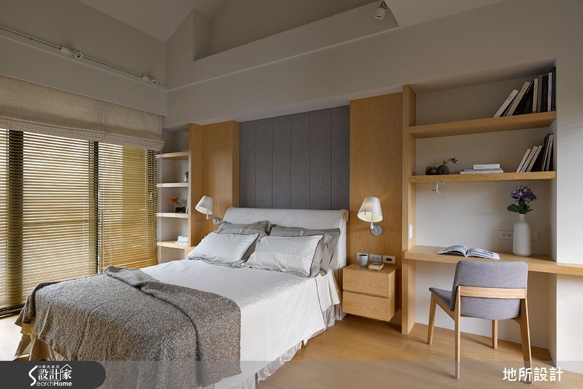 30坪新成屋(5年以下)＿休閒風臥室案例圖片＿地所設計有限公司＿地所_07之9