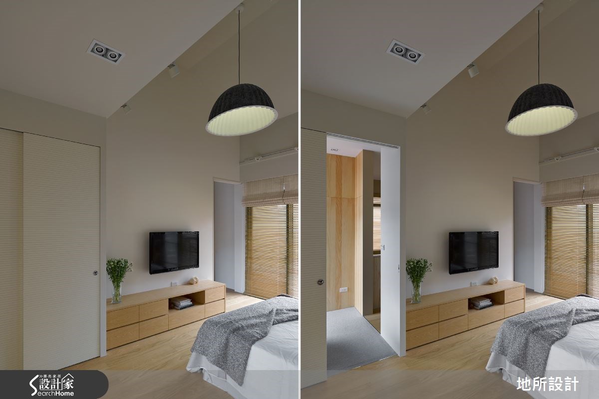 30坪新成屋(5年以下)＿休閒風臥室案例圖片＿地所設計有限公司＿地所_07之10