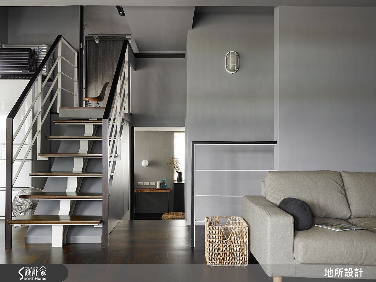 30坪老屋(16~30年)＿現代風樓梯案例圖片＿地所設計有限公司＿地所_09之5