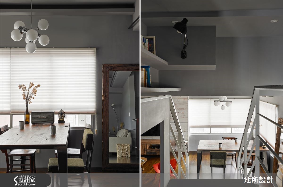 30坪老屋(16~30年)＿現代風餐廳樓梯案例圖片＿地所設計有限公司＿地所_09之8