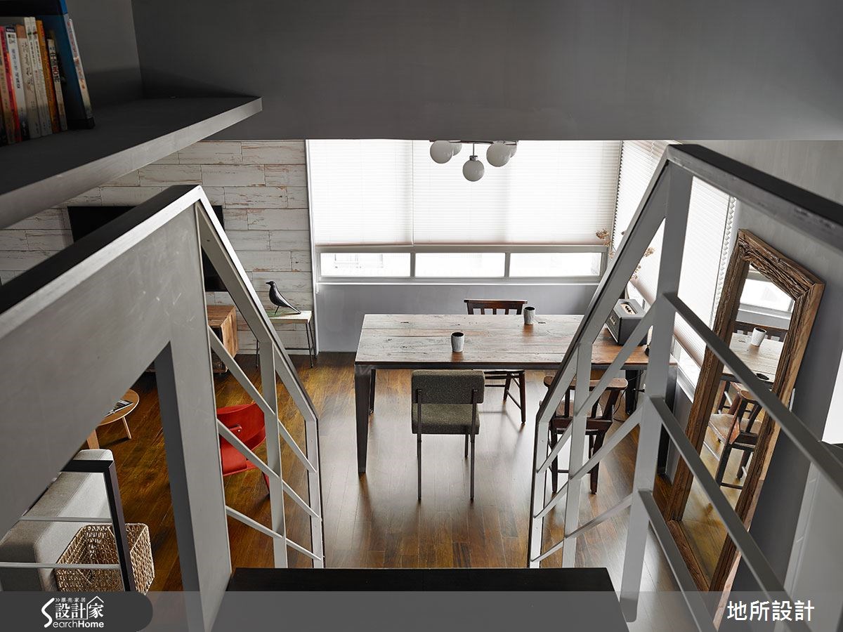 30坪老屋(16~30年)＿現代風餐廳樓梯案例圖片＿地所設計有限公司＿地所_09之9
