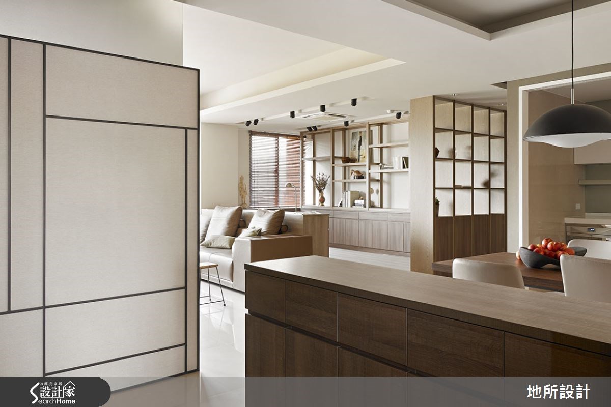 42坪新成屋(5年以下)＿現代風玄關客廳案例圖片＿地所設計有限公司＿地所_10之1