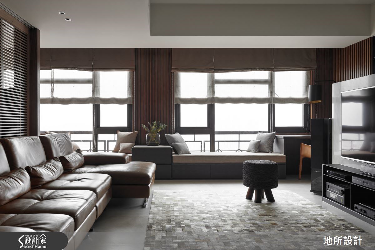 65坪＿新中式風客廳臥榻案例圖片＿地所設計有限公司＿地所_16之4