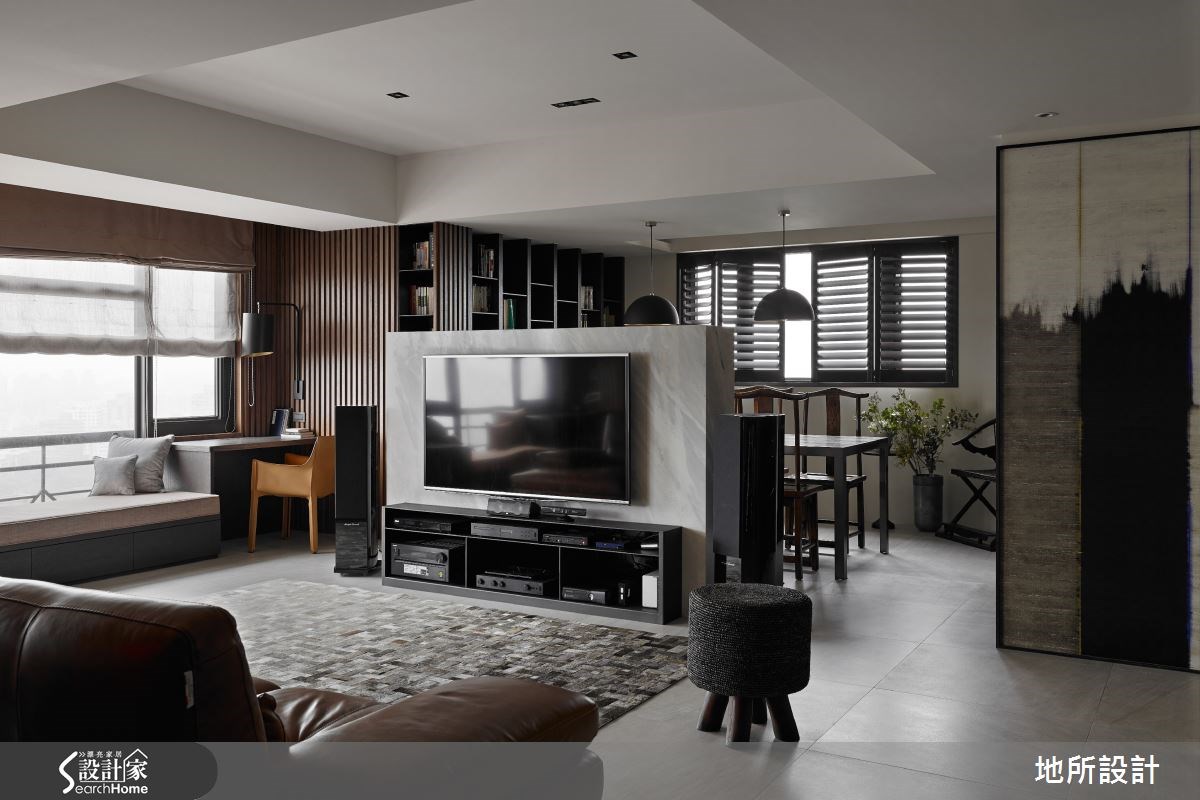 65坪＿新中式風客廳臥榻案例圖片＿地所設計有限公司＿地所_16之6