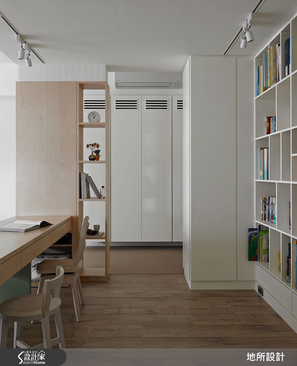 40坪新成屋(5年以下)＿混搭風書房案例圖片＿地所設計有限公司＿地所_17之4