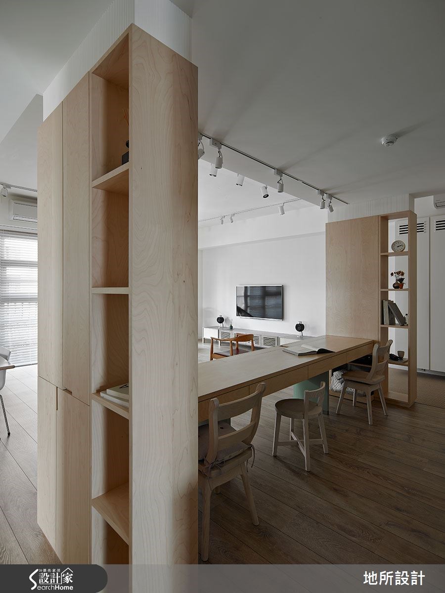 40坪新成屋(5年以下)＿混搭風書房案例圖片＿地所設計有限公司＿地所_17之7