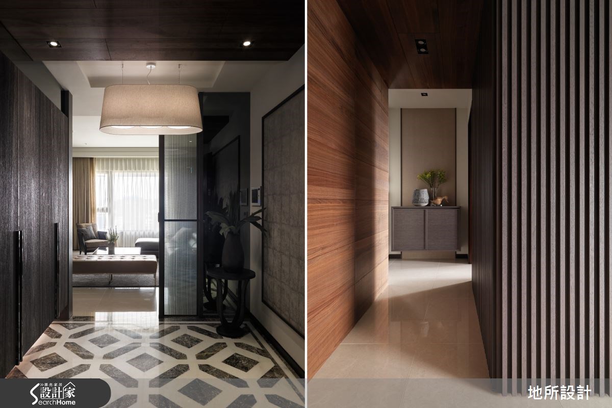 55坪新成屋(5年以下)＿混搭風玄關走廊案例圖片＿地所設計有限公司＿地所_18之1