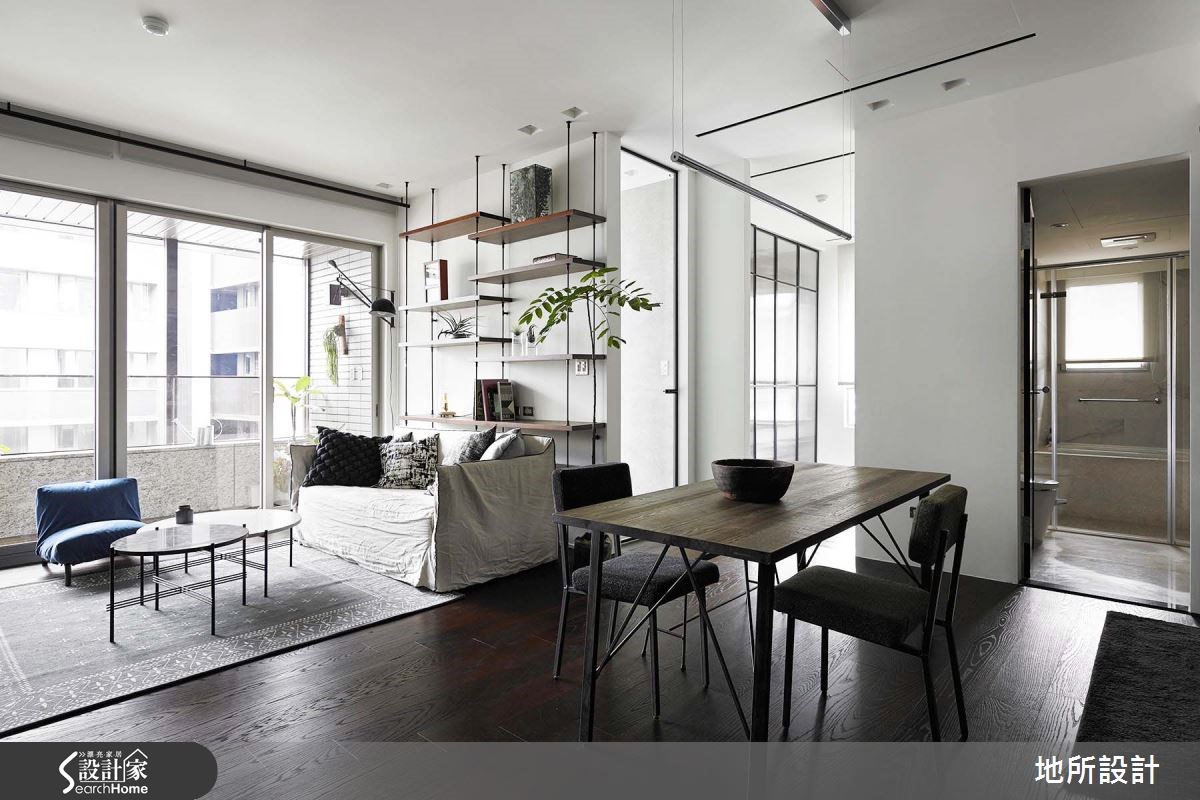 20坪新成屋(5年以下)＿簡約風客廳餐廳案例圖片＿地所設計有限公司＿地所_19之1