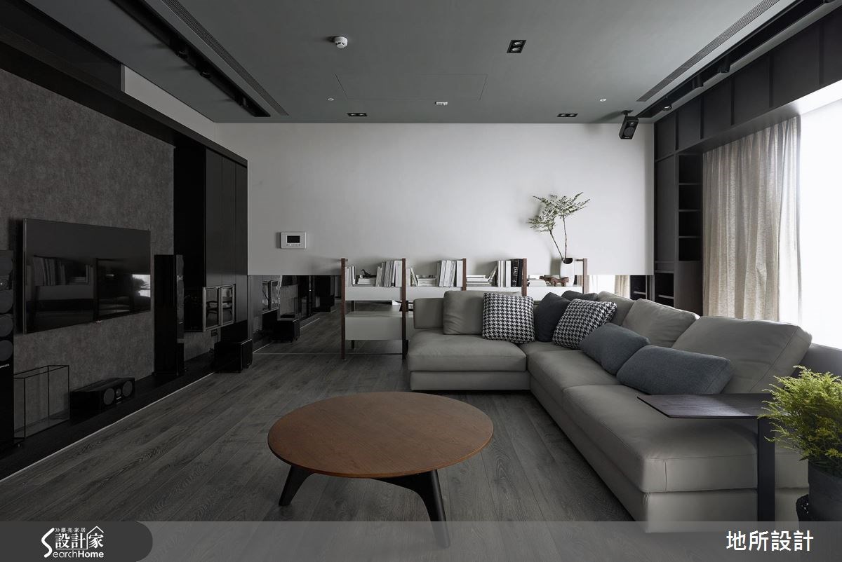 50坪新成屋(5年以下)＿現代風客廳案例圖片＿地所設計有限公司＿地所_20之4